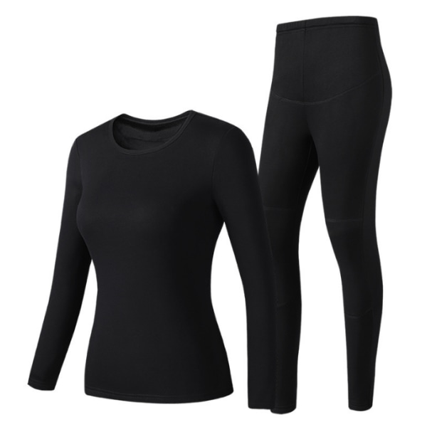 Thermal Dam Ultra-mjuk set topp och botten black M