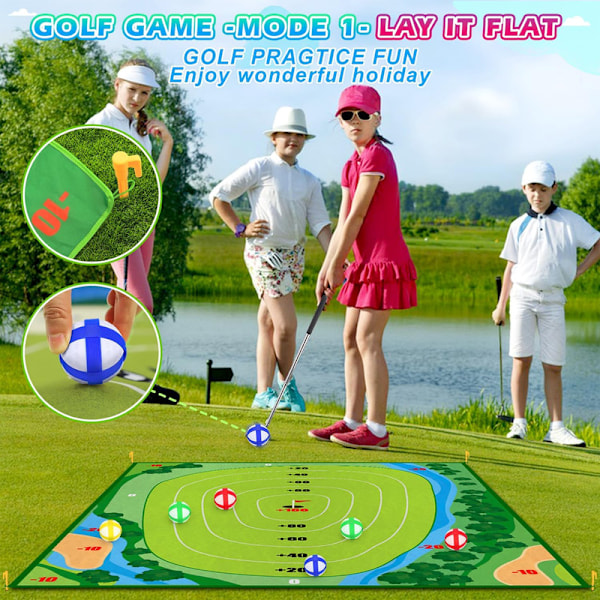 Golf-sirupeli - Paranna sisätilojen tarranauhaisen golf-sirupelin 120*180CM