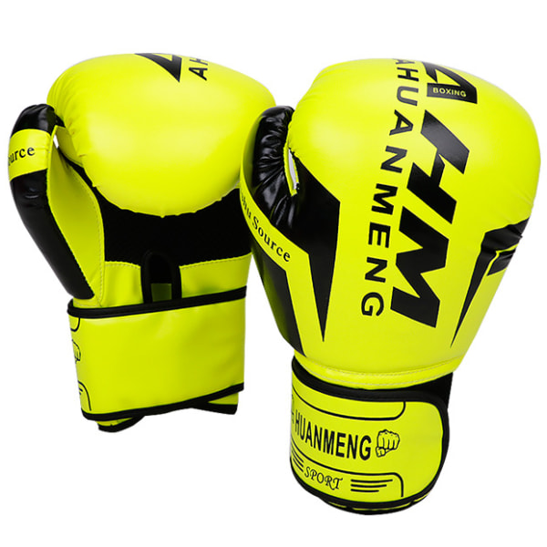Boxningshandskar Kickboxing boxhandskar yellow