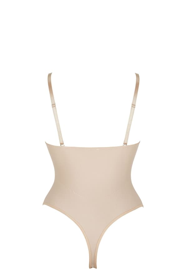 Formande Kroppsshaper för Kvinnor med Extra Stark Kontroll Beige 3XL