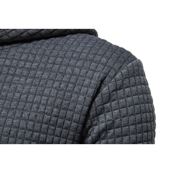 Långärmad tröja för män Casual hoodies dark grey L