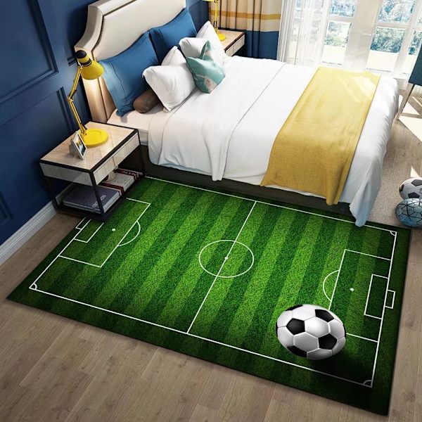 Fotbollsplan Barnens lekområde Matta Heminredning STYLE2 0.8M*1.2M