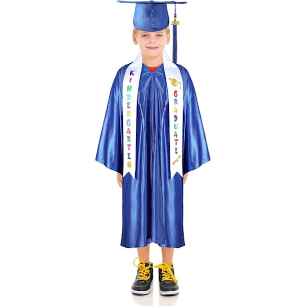 2025 År Førskole og Barnehage Gradueringskappe Hatt Dusk Sett dark blue S
