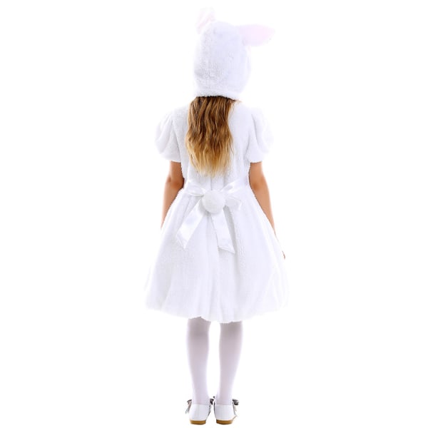 Påskharen Cosplay Klänning för barn Red 100-120cm