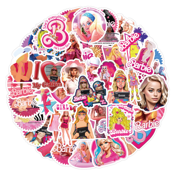 Barbie Pics Stickers - 60 per förpackning
