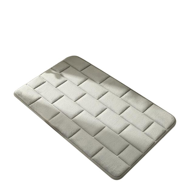 Super Imuva Supernopean Kuivumisen Kylpyhuoneen Sienen Lattiamat Gray 50*80CM