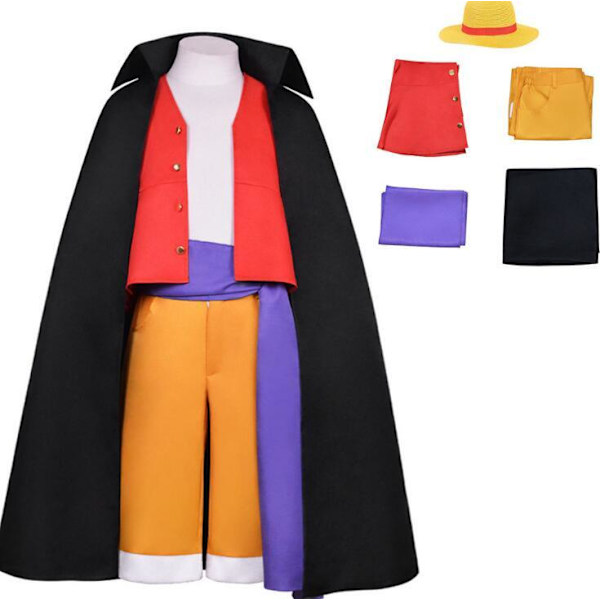 Halloween Pirat Cosplay Kostym för Förälder och Barn Adult S