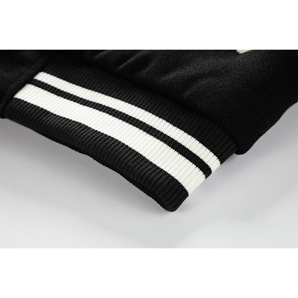 Herrar Casual Slim Fit Bomullsjacka med Bokstäver Yellow XL