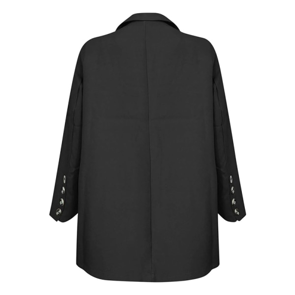 Dam Business Blazer Pant Suit Set, 2-delade Outfits Blazer Jacket Set BLACK 3XL