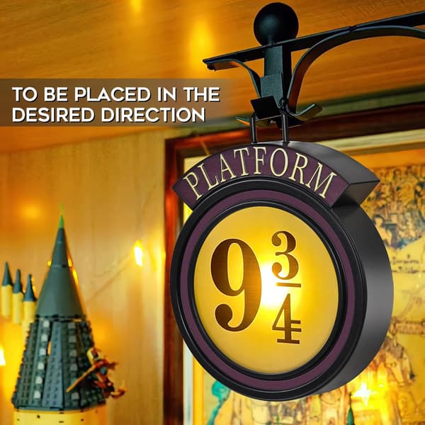Platform 9 3/4 Skilt Lys Battery Operated