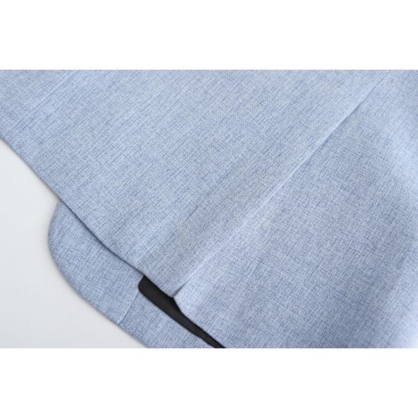 Slim Fit kavaj för män, lätt kostymjacka, 1 knapp blue M