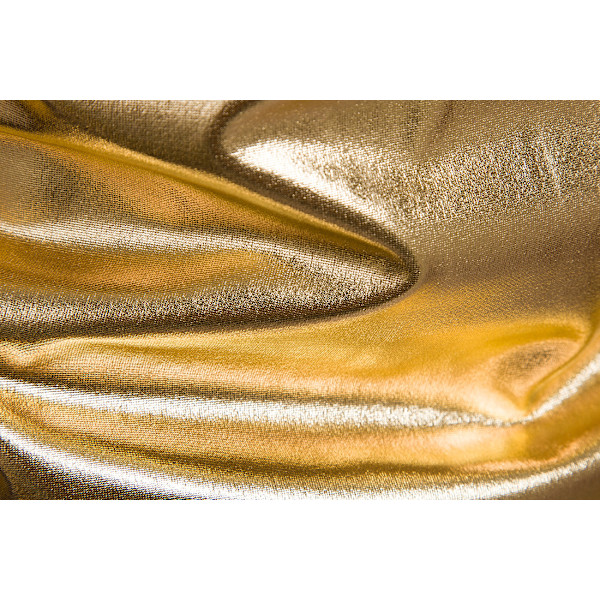 Miesten pystykauluksellinen vetoketjullinen pitkähihainen paljettitakki Golden M
