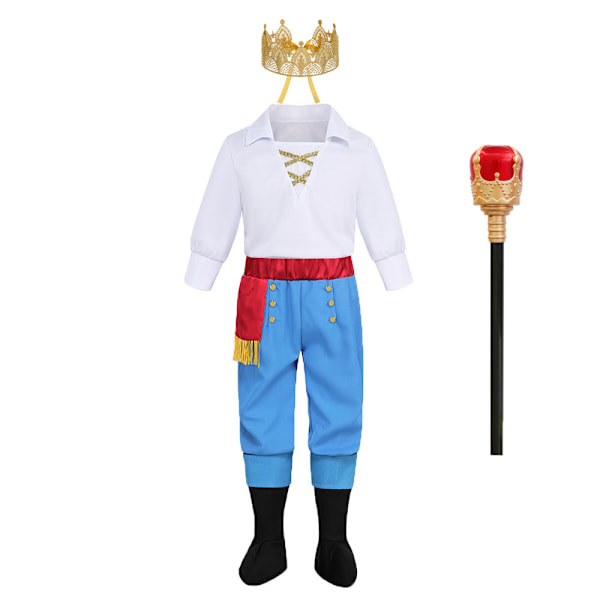 Drengenes Kongelige Prins Kostume Til Fest Cosplay M