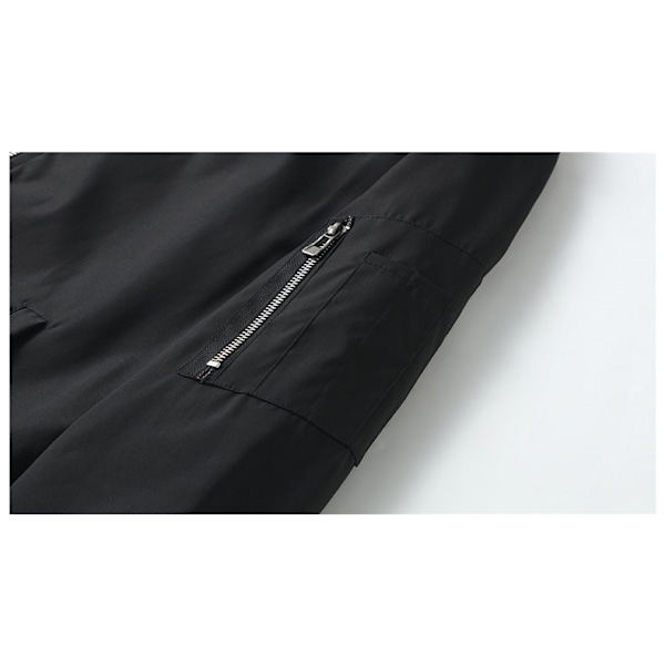Mænds Bomberjakker Varsity Flight Jacket Wine Red M