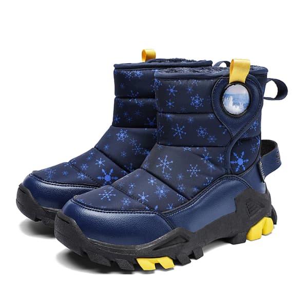 Vintersnöskor för pojkar och flickor dark blue 4