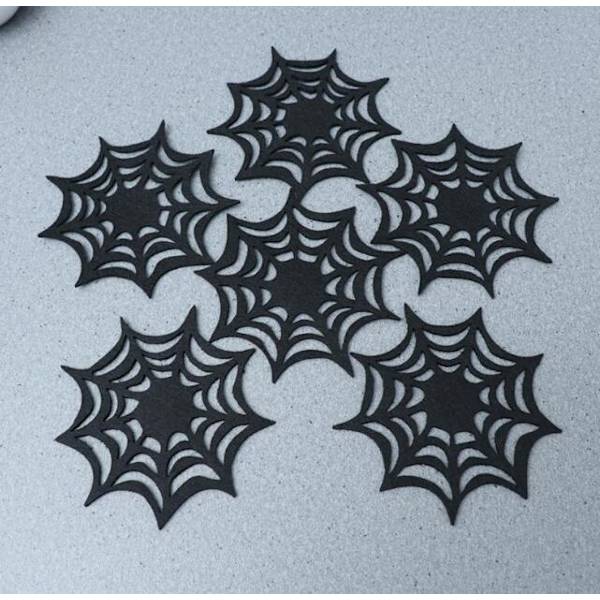 6 kpl Halloween-tyyliset ontto-verkko-alustat 6PCS