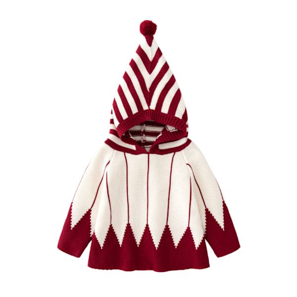 Söt tecknad huva Cape Winter Snowsuit Ytterkläder 110