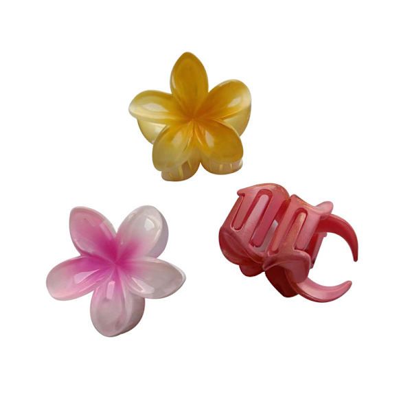 12 stk Mini 4cm Blomster Hårklipp, Fargerike Hårtilbehør for Kvinner og Jenter