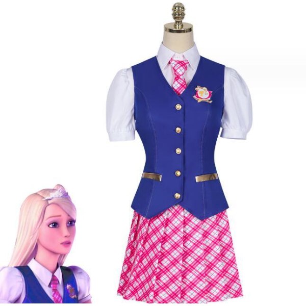 Barn & Voksen Prinsesse Delancey Cos Kostume Children 140CM