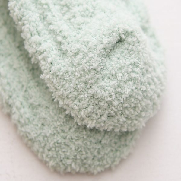 7 Par Damstrumpor med Vaddering, Fuzzy Fleece Hemstrumpor