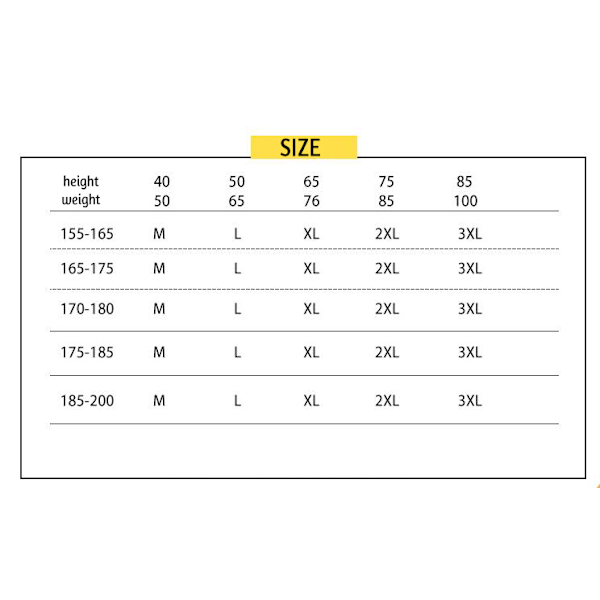2-in-1 Miesten Uimahousut Black M