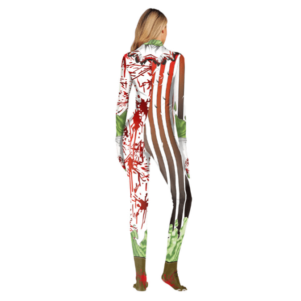 Clown Dräkt Kvinnors Halloween Bodysuit Dräkt S