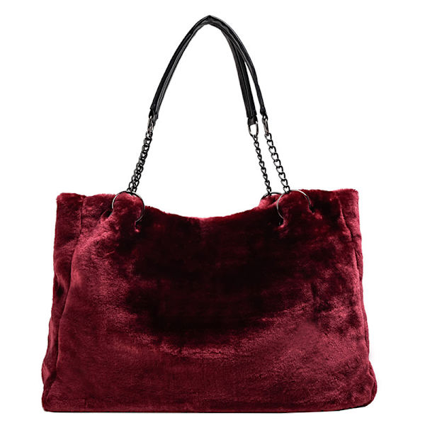 Pelslook-Taske til Kvinder Red