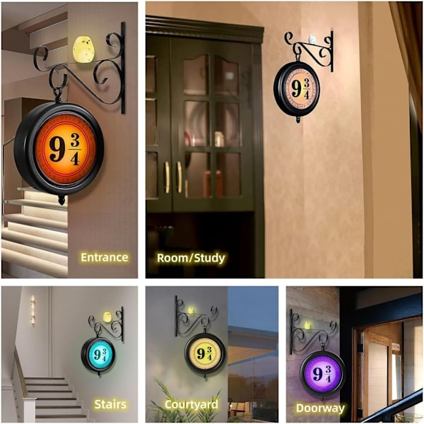 Platform 9 3/4 Skilt Lys Remote Control