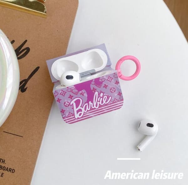 Lilla Trådløst Bluetooth-hodetelefondeksel Airpods 3