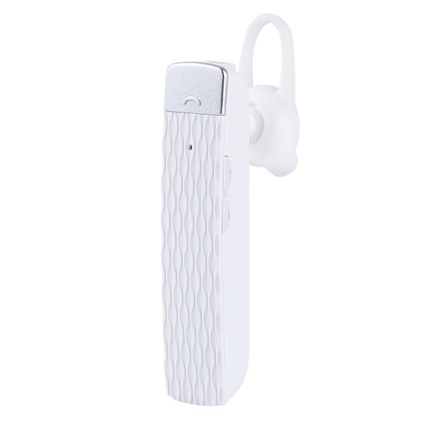 Trådlösa Bluetooth-headset för en öra för lastbilschaufförer White