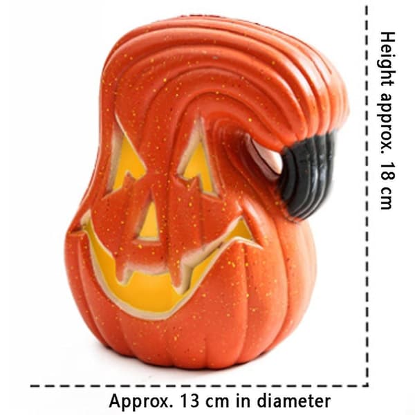 Halloween LED Gresskarlys Lys Opp Jack O Lantern Gresskar Warm Straight melon