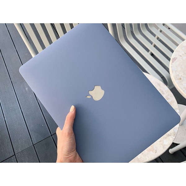 Skyddande Hård Plastskal för MacBook Grey 2023 air15