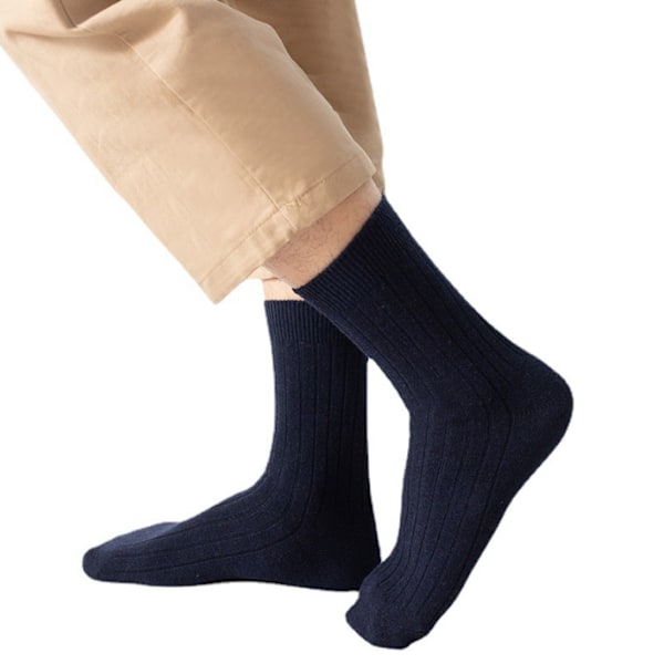 Herr 5 Par Ullstrumpor Tjocka Varma Vinterstrumpor khaki