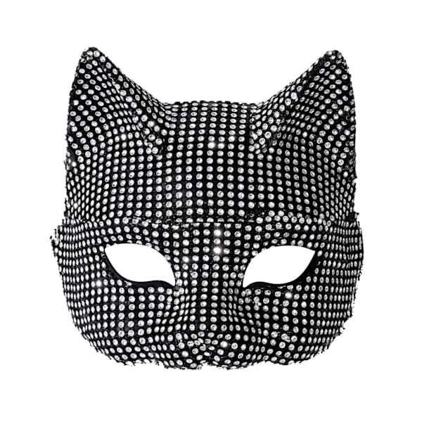 Rhinestone Kattemaske, Luksuriøs Sexy Kattemaske mask