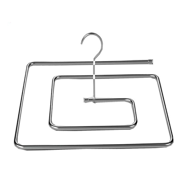 Rostfritt stål spiralformad torkställningshängare Square 1 Pcs