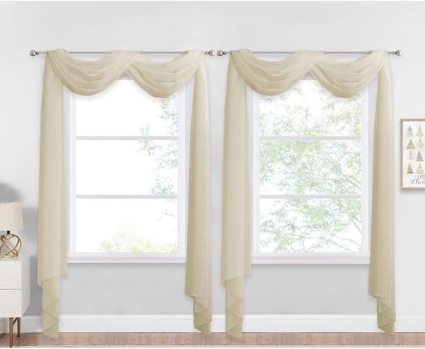 Läpinäkyvät Sängyn Verhot Beige