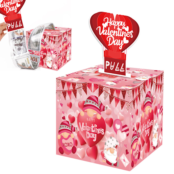 Valentinsdag Pengeboks til Kontantgave