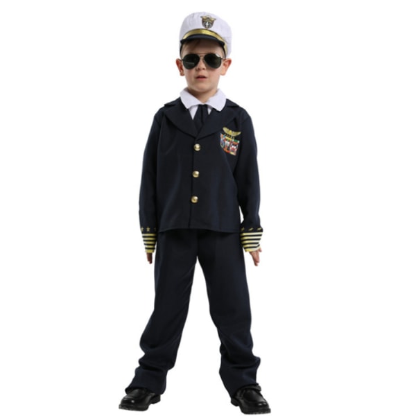 Pilotuniform for småbarn - Lek og fantasi-kostyme for barn L