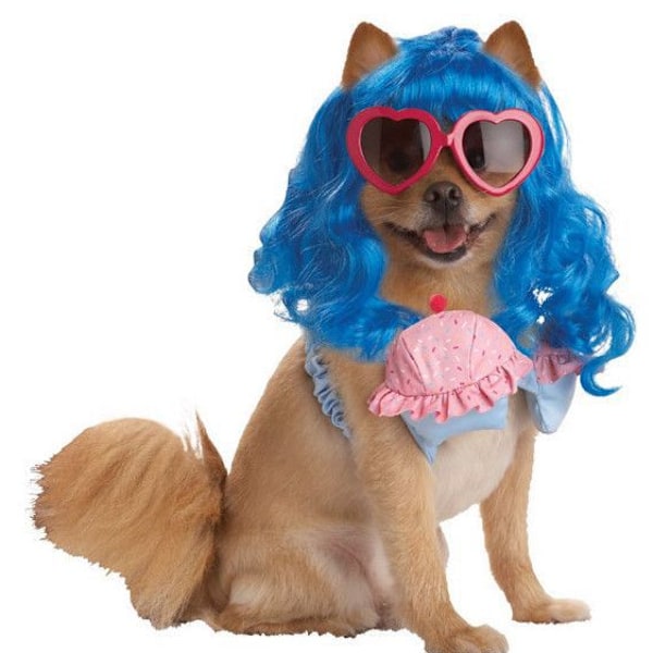 Söt hund Cosplay Halloween kostym Hund kostym pink XS