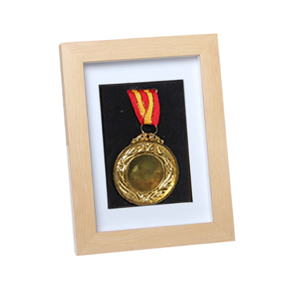 3D Multipurpose Medalj Display Box, Perfect Medal Display 20*25cm yellow
