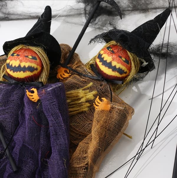 4 st Halloween Pumpa Dockor Skräck Spöke Hängande Dekorationer 4pcs