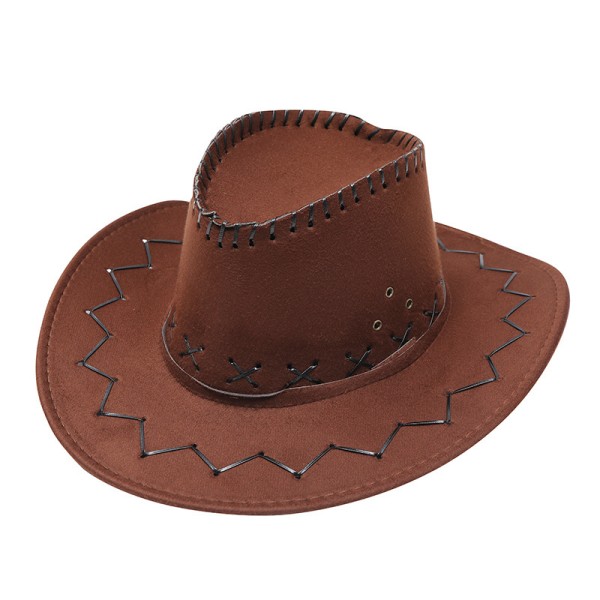 Cowboyhatt Hatt med bred brätte brown
