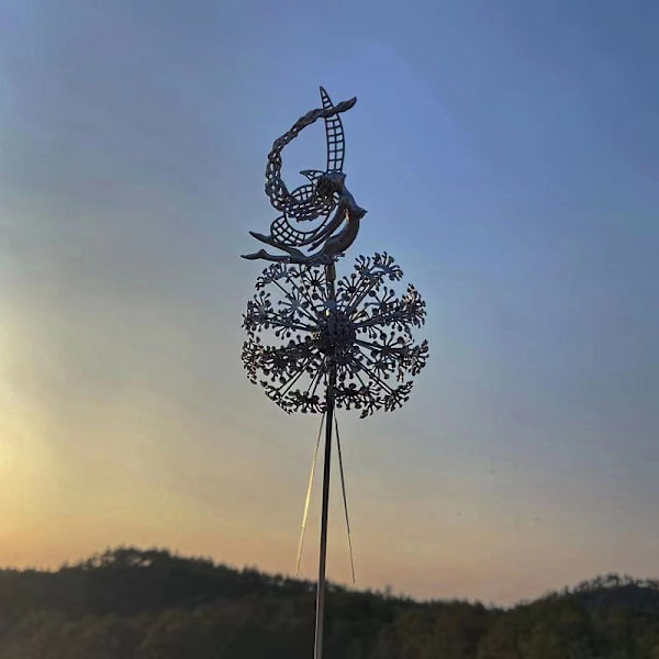 Dansande Fairy Maskros Staty Ornament Stakes Upgrade model G1