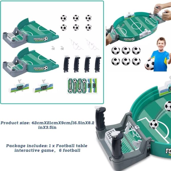 Shootout spel för bordsfotboll Green
