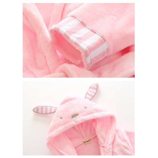 Barns Morgonrock Flickor Hoodie Robes Toddler Sovkläder 120