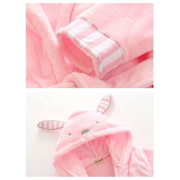 Barns Morgonrock Flickor Hoodie Robes Toddler Sovkläder 130