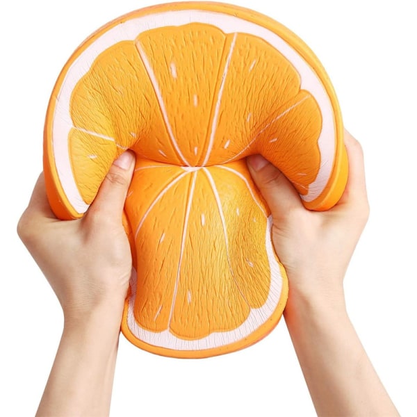 10 tum Squishies Orange Jumbo Kawaii Mjuk Långsamt Stigande Doftande Stor Frukt Squishies Stress Relief Leksaker för Barn