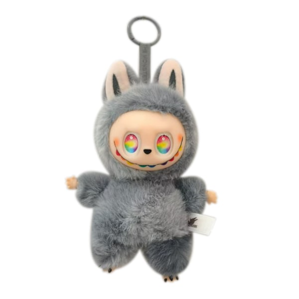 Labubu 3.0 Kolmas sukupolvi High-Energy Face Doll pehmo riipus, Macaron grey