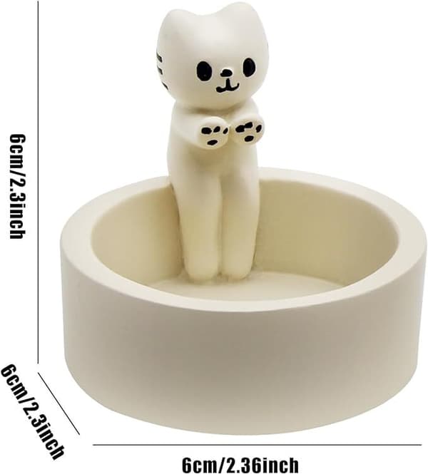 Tegneserie Kattelysholder