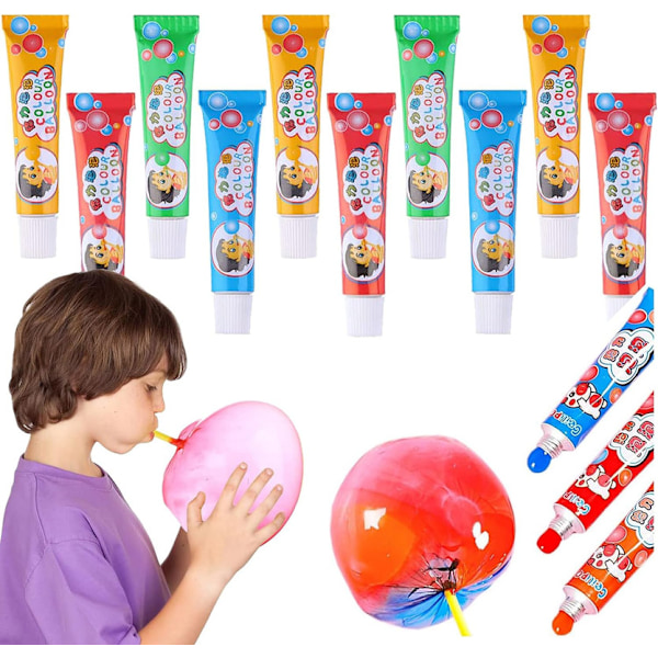 10 st stora bubbelballonger i plast